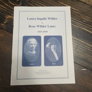 Vtg, HTF Laura Ingalls Wilder, Rose Wilder Lane letter, photos.  Little House